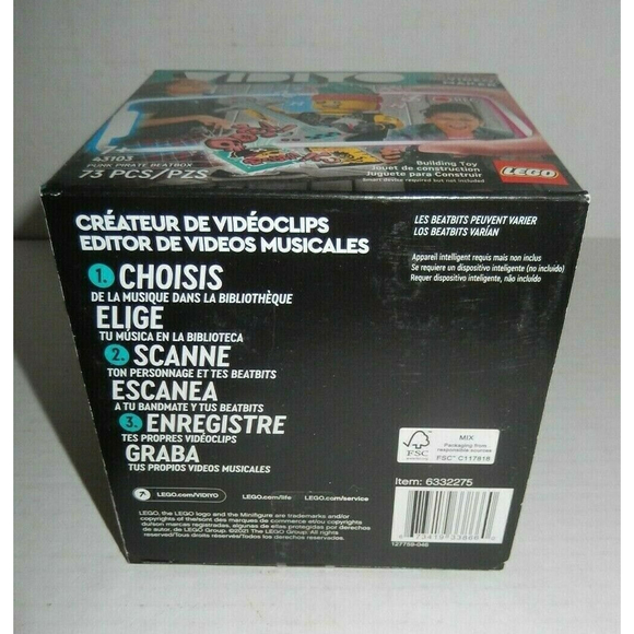 LEGO VIDIYO Punk Pirate Beatbox 43103 Building Kit Minifigure Music Video Maker - Picture 6 of 6